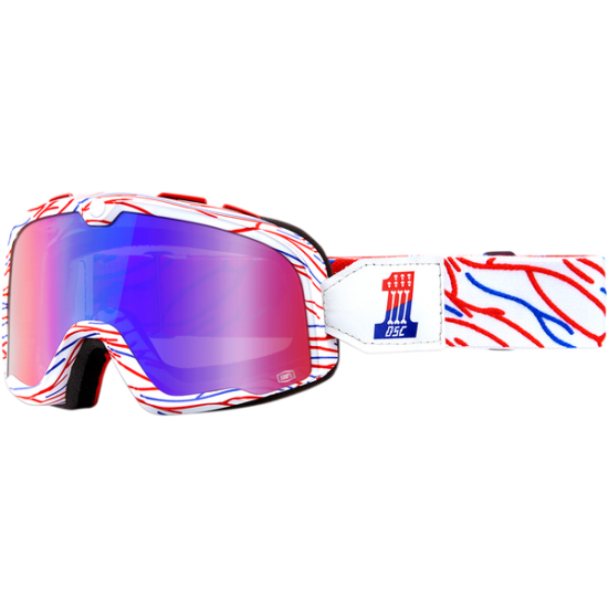 100 % Barstow Classic Goggles GOGGLE DTH SPRY RD/BL MIR