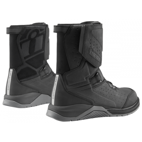 Icon Alcan Waterproof Boots Boot Alcan Wp Ce Bk 9.5