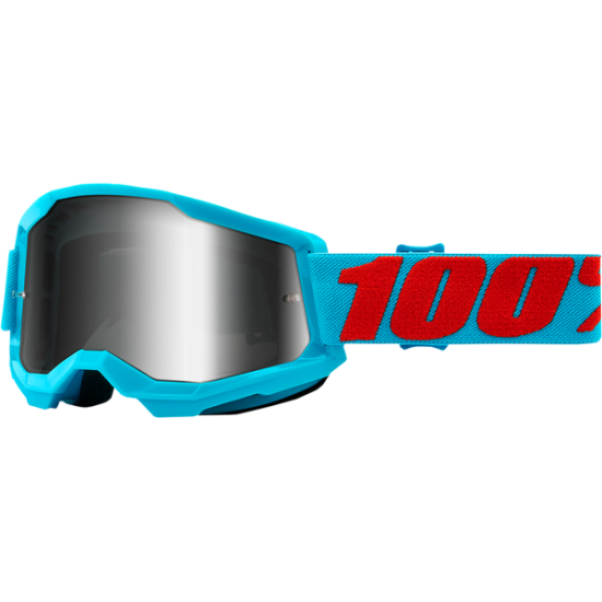 100% Strata 2 Goggles GOG ST2 SUMMIT MIR SIL