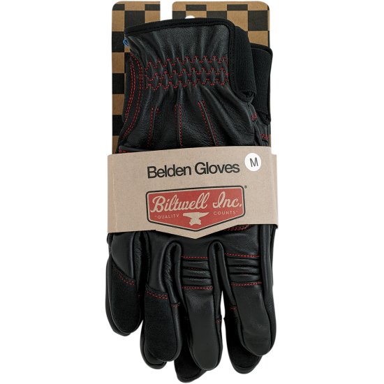 Biltwell Belden Redline Gloves Glove Belden Redline Xs 1505-0108-301