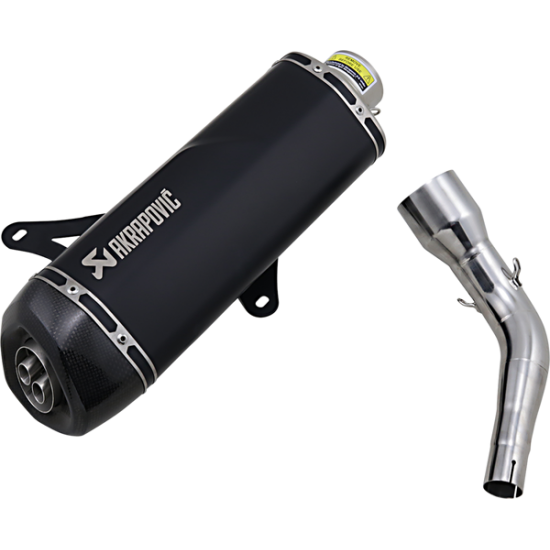 Akrapovic Stainless Steel Slip-On Line Scooter Muffler Muffler Ss Blk Gts300 S-Ve3So9-Hrssbl