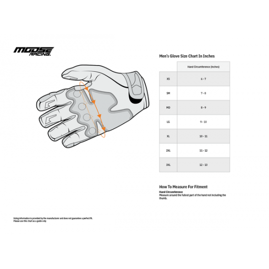 Moose Racing Mx1™ Gloves Glove Mx1 Blue Sm 3330-7046