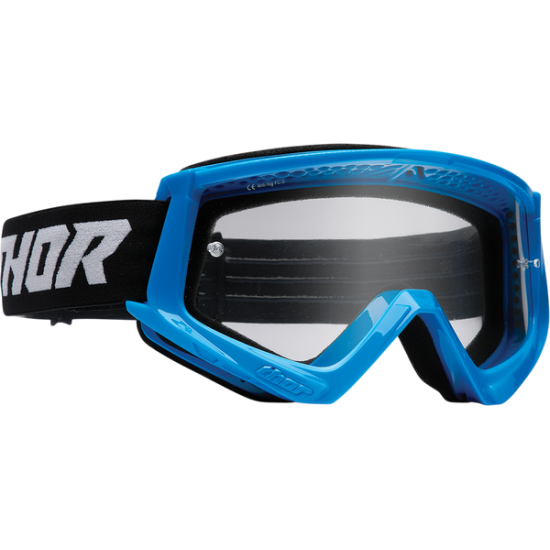 Thor Youth Combat Racer Goggles Goggl Cmbt Racr Yth Bl/Bk 2601-3047