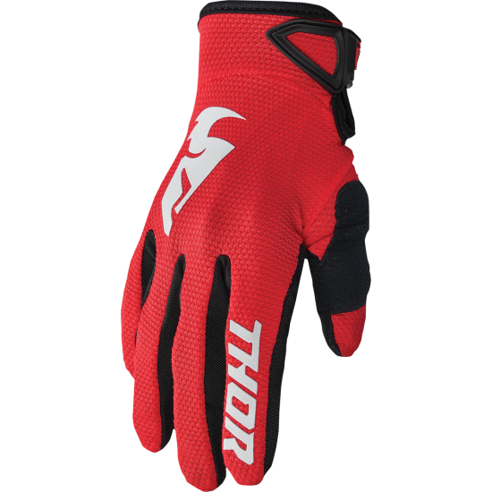 Thor Sector Gloves Glove Sector Rd/Wh Md     3330-7269