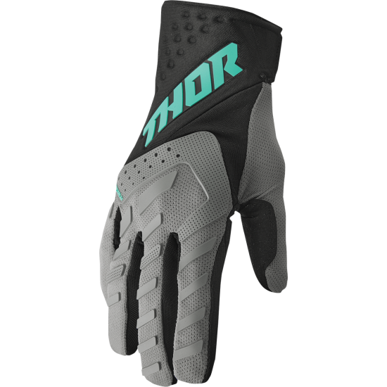 Thor Spectrum Gloves Glove Spectrm Gy/Bk/Mt Xs 3330-6825