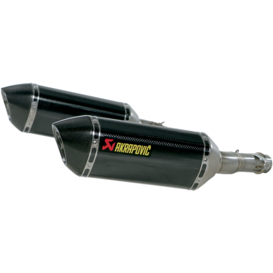 Akrapovic Carbon Fiber Slip-On Line Mufflers Muffler Cf Z1000Sx S-K10So6-Hzc