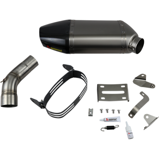 Akrapovic Slip-On Line Muffler Muffler Ti/Cf Zx-6R 07/08 S-K6So5-Hact