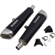 Akrapovic Titanium Slip-On Line Muffler Mufflers Ti Bk Spd Twin S-T12So2-Hcqtbl