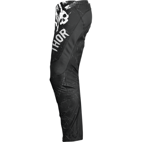 Thor Youth Sector Gnar Pants Pnt Yt Sctr Gnar Bk/Wh 20 2903-2214