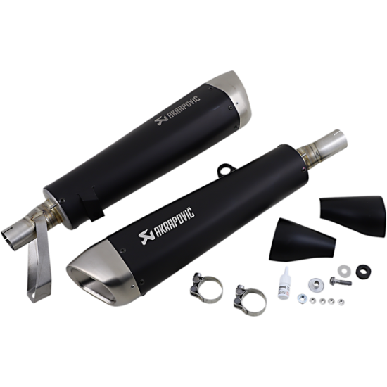 Akrapovic Endschalldämpfer Mufflers Ti Bk Str Twin S-T9So2-Hcqtbl