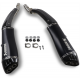 Akrapovic Slip-On Line Muffler Mufflers Bk Ti/Cf K1600B S-B16So3-Hraatbl