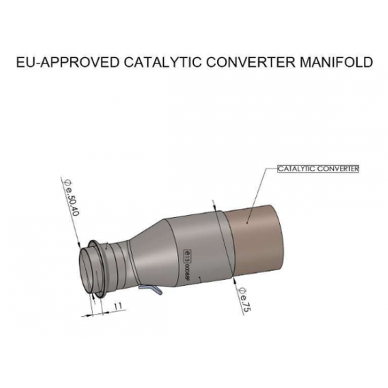 Katalysator CAT CONVERTER MANIFOLD