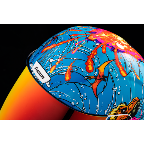 Icon Airform™ Dino Fury Helmet Hlmt Afrm Dino Fury Bl Xl