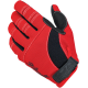 Biltwell Moto Gloves Gloves Moto R/B/W Xs 1501-0804-001