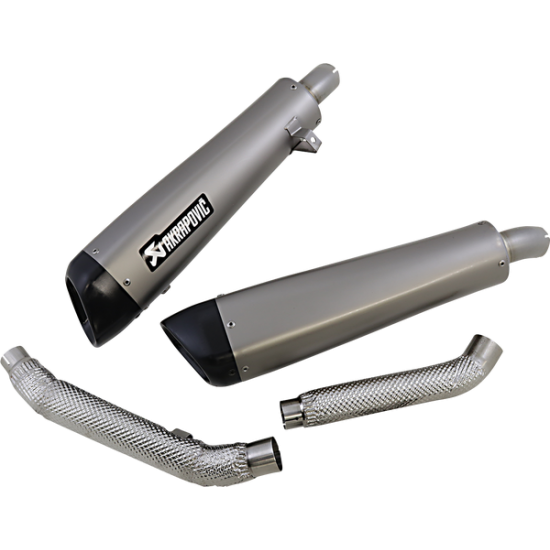 Akrapovic Titanium Slip-On Line Muffler Mufflers Ti Scrambler S-T12So3-Hcqt