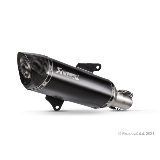 Akrapovic Slip-On Line Muffler Scooter Muffler Ss Bk Forza 350 S-H3So8-Hrssbl