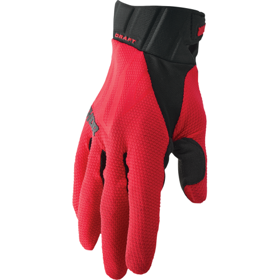 Thor Draft Gloves Glove Draft Red/Black Xs 3330-6788