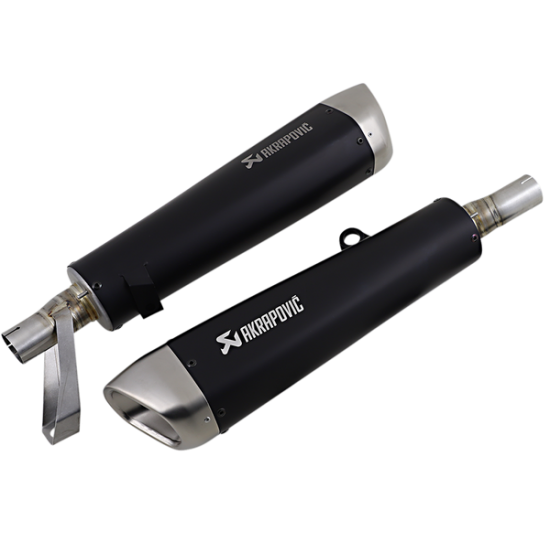 Akrapovic Slip-On Line Muffler Mufflers Ti Bk Str Twin S-T9So2-Hcqtbl