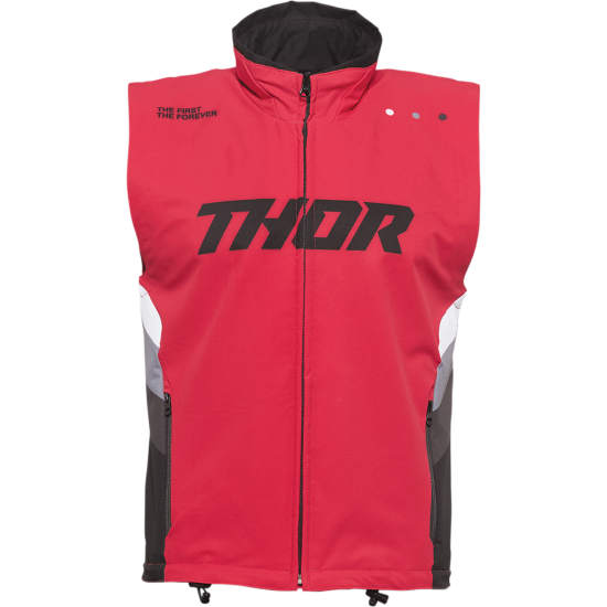 Thor Warmup Vest Vest Thor Warmup Rd/Bk Sm 2830-0589