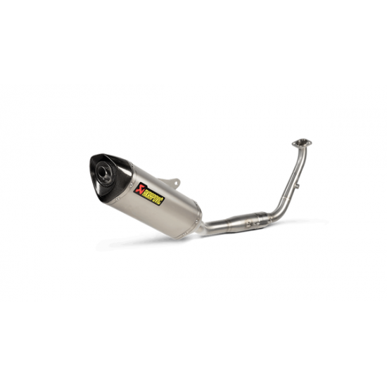 Akrapovic Racing Line Full Exhaust System Street Exhst Rac Ti/Cf Mt-125 S-Y125R8-Hzt