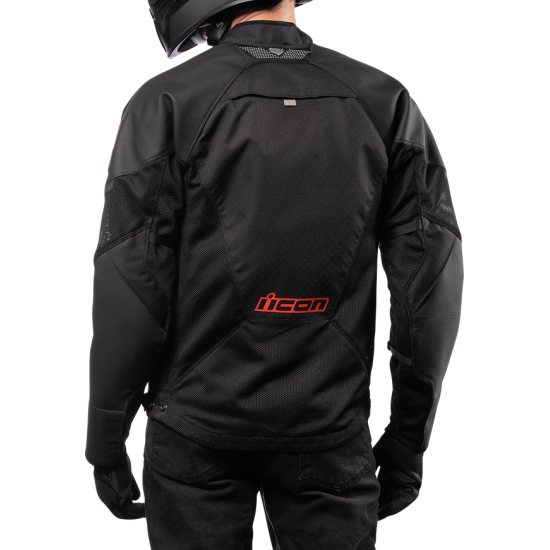 Icon Mesh Af™ Lederjacke Jkt Mesh Af Lthr Ce Sl 2X