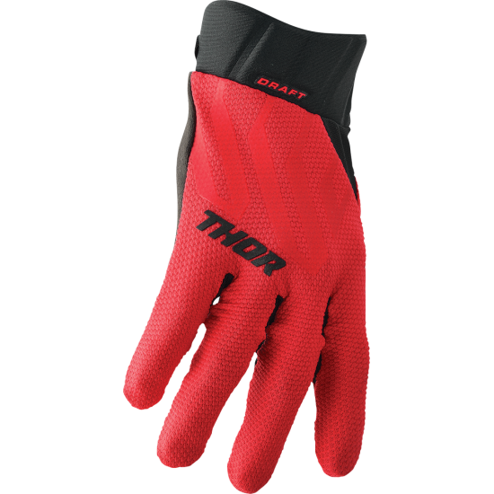 Thor Draft Gloves Glove Draft Red/Black Xs 3330-6788