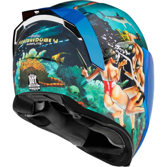 Icon Airflite™ Pleasuredome4 Helmet Hlmt Aflt Plsurdme4 Bl 2X