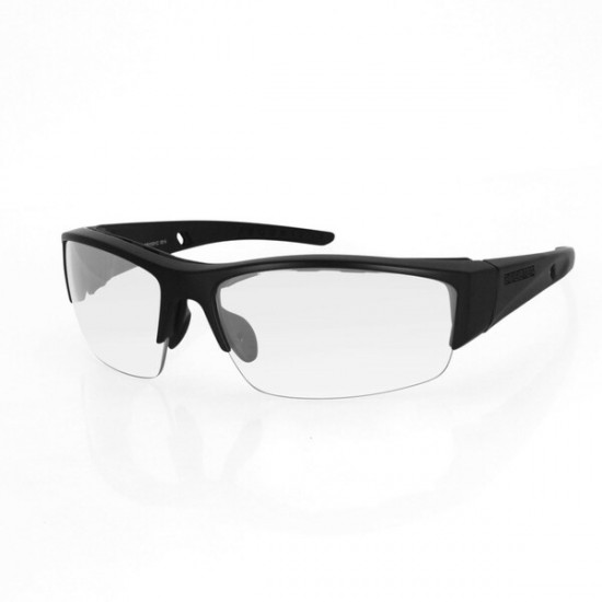 Bobster Ryval Sonnenbrille Sunglass Clear Lens Bk Eryv002C