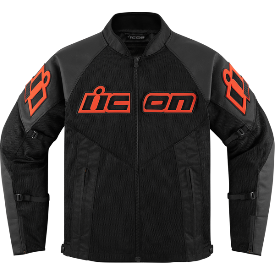 Icon Mesh Af™ Lederjacke Jkt Mesh Af Lthr Ce Sl Sm