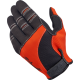 Biltwell Moto Gloves Gloves Moto Org/Blk Sm 1501-0106-002