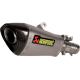 Akrapovic Slip-On Serie Schalldämpfer Muffler Ss/Ti/Cf Yzfr6 S-Y6So9-Asz