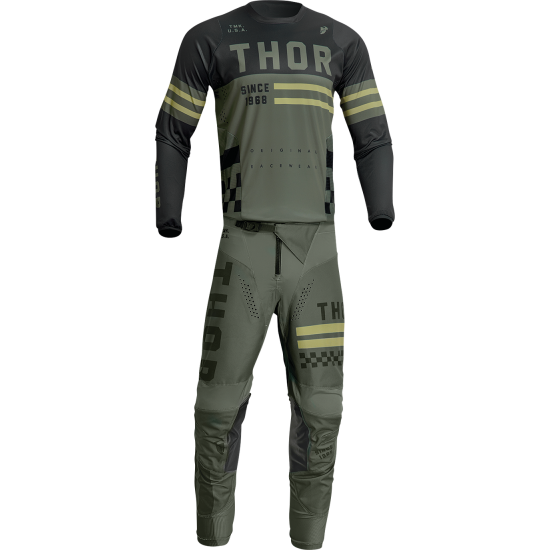 Thor Youth Pulse Combat Jersey Jrsy Yt Pls Cmbt Army 2Xs 2912-2179