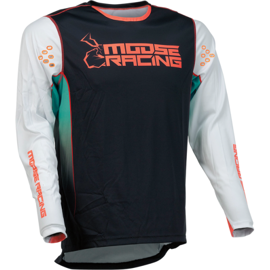 Moose Racing Agroid Jersey Jersey Agroid Tl/Bk Sm 2910-6994