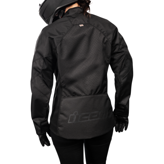 Icon Women'S Hooligan™ Ce Jacket Jkt Wm Hooligan Ce Bk Md