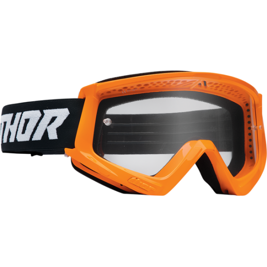 Thor Youth Combat Racer Goggles Gogl Cmbt Rcr Yth Flor/Bk 2601-3049