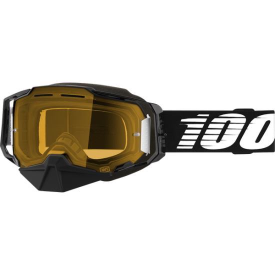 100% Armega Snow Goggles GOG ARMG SN BK YL