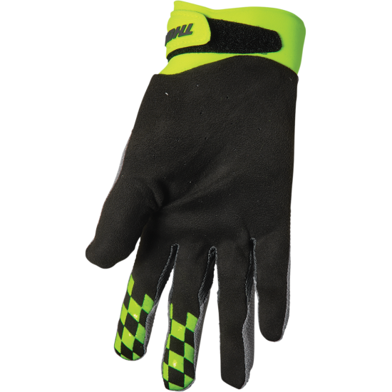 Thor Draft Gloves Glove Draft Gray/Acid Lg 3330-6815