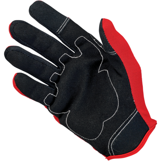Biltwell Moto Handschuhe Gloves Moto R/B/W Md 1501-0804-003
