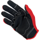 Biltwell Moto Gloves Gloves Moto R/B/W Sm 1501-0804-002