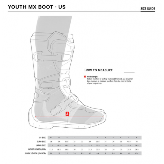 Alpinestars Tech 7S Kinderstiefel Boot Tech7S Bk/Wt 8