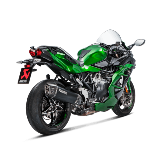 Akrapovic Slip-On Serie Schalldämpfer Muffler Ti Bl Ninja H2 Sx S-K10So21-Hraabl