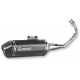 Akrapovic Racing Line Complete Scooter Exhaust Muffler Ss/Cf Blk Vespa S-Ve125R2-Hzbl