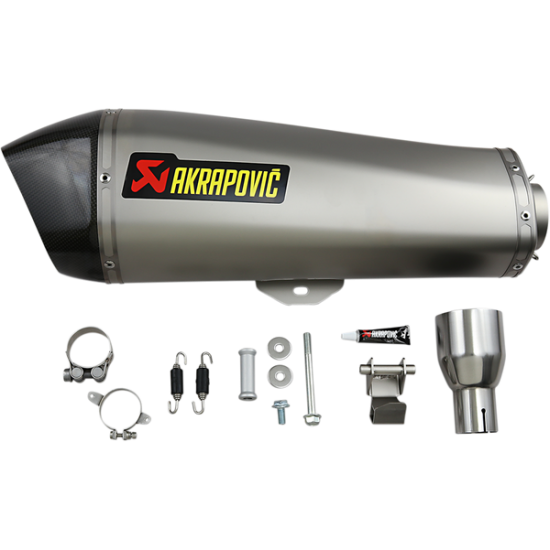 Akrapovic Stainless Steel Slip-On Line Scooter Muffler Muffler Ss Mp3 400/500 S-Pi4So3-Hrss