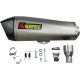 Akrapovic Stainless Steel Slip-On Line Scooter Muffler Muffler Ss Mp3 400/500 S-Pi4So3-Hrss